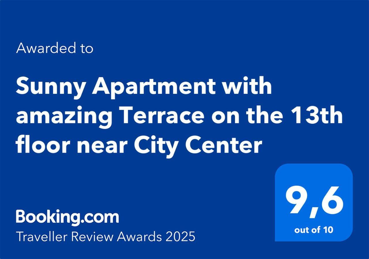 Sunny Apartment With Amazing Terrace On The 13Th Floor Near City Center Bratislava Extérieur photo